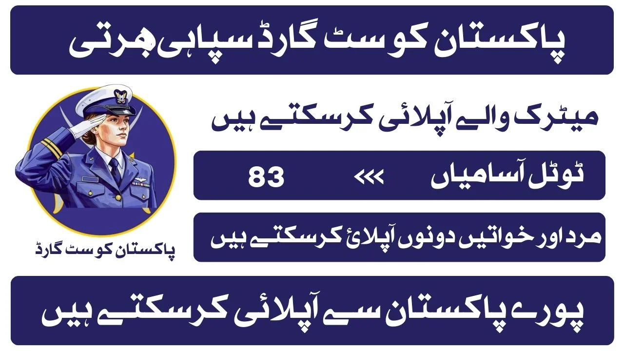 Pakistan Coast Guard Jobs