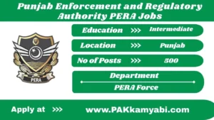 Punjab Enforcement and Regulatory Authority PERA Jobs