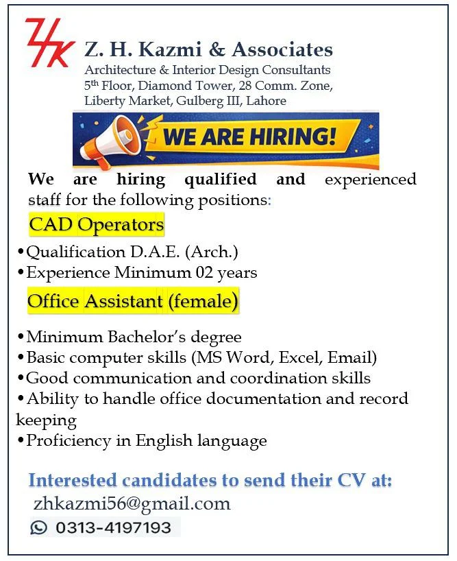 ZH Kazmi & Associates Jobs