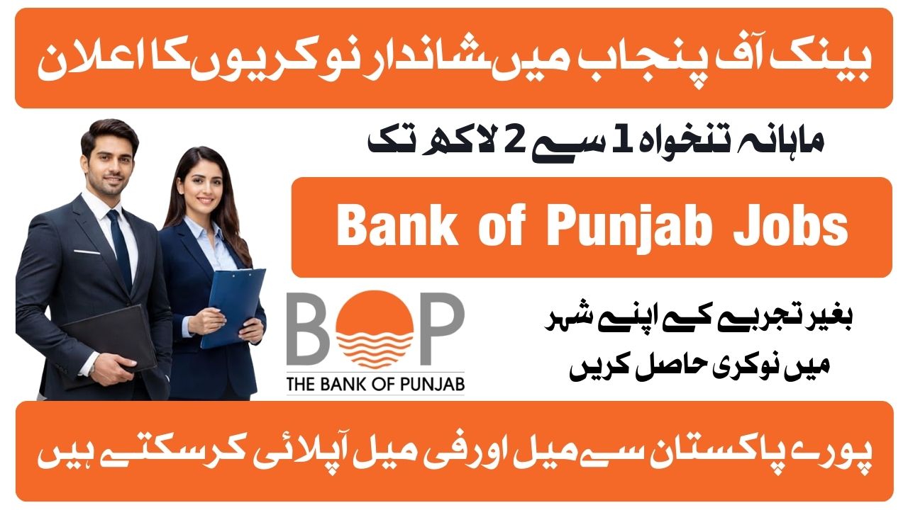 Bank of Punjab BOP Jobs