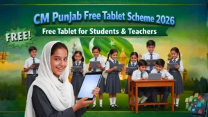 CM Punjab Free Tablet Scheme