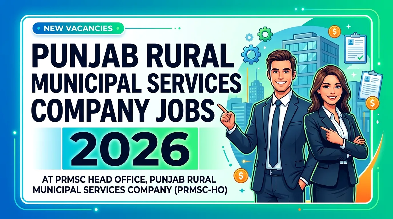 Punjab Rural Municipal Services Company PRMSC Jobs