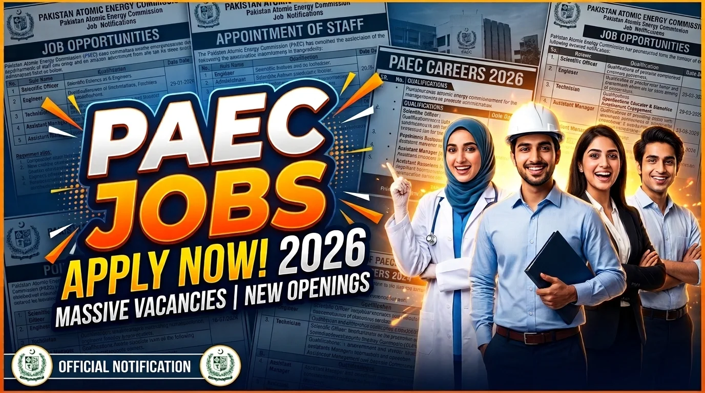 Pakistan Atomic Energy PAEC Jobs