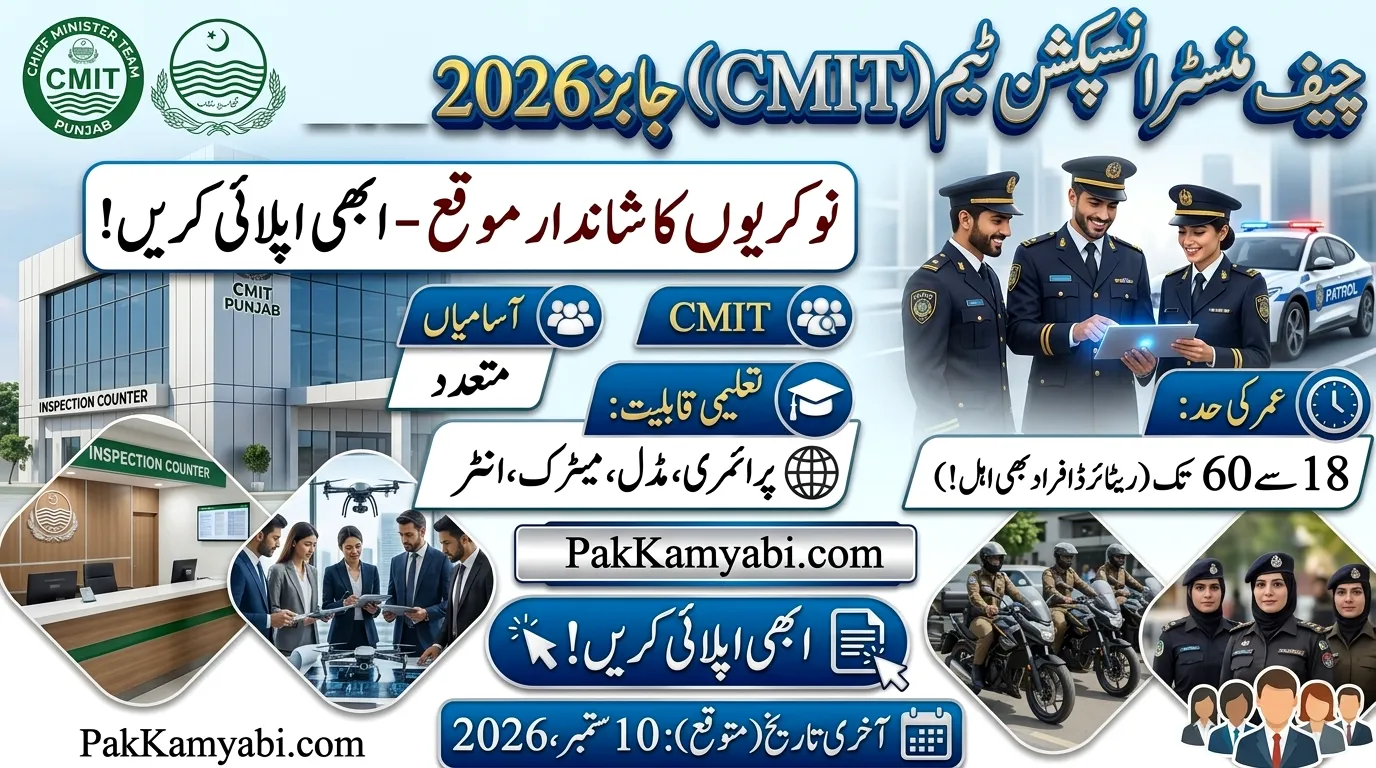 Chief Minister Inspection Team Jobs