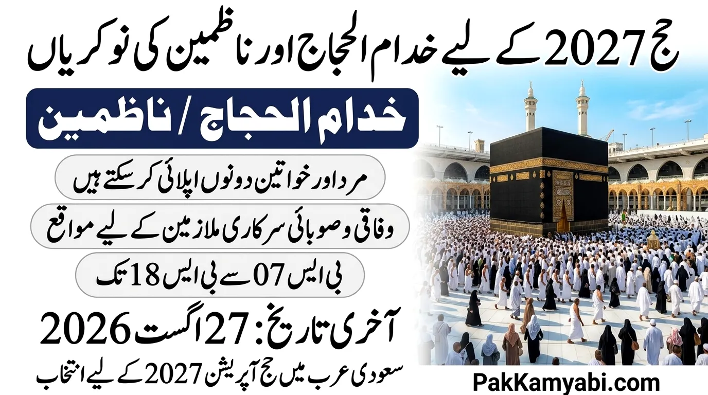 Khuddam-ul-Hujjaj Jobs 2027