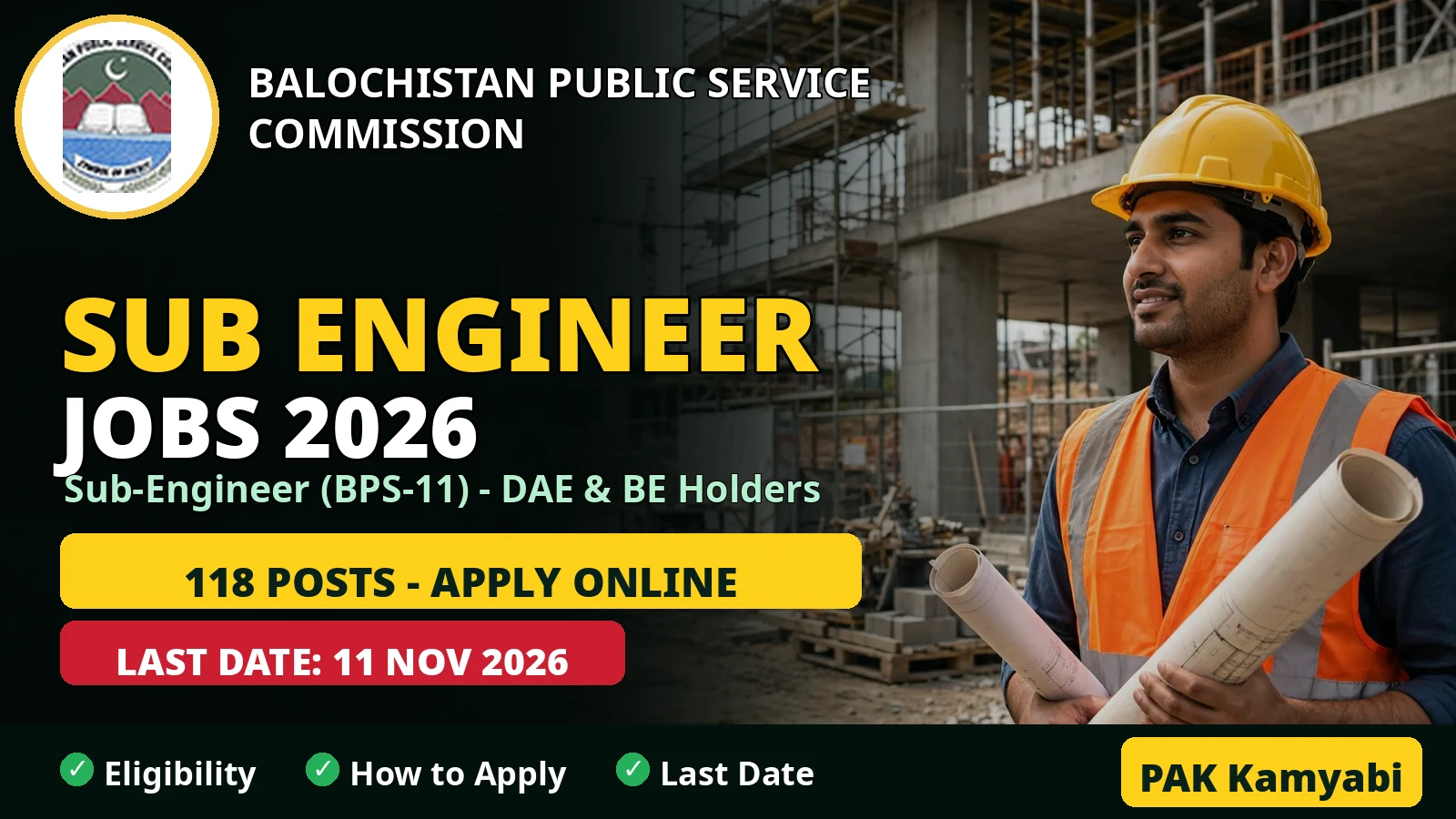 BPSC Sub Engineer Jobs 2026