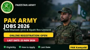 Pak Army Jobs 2026