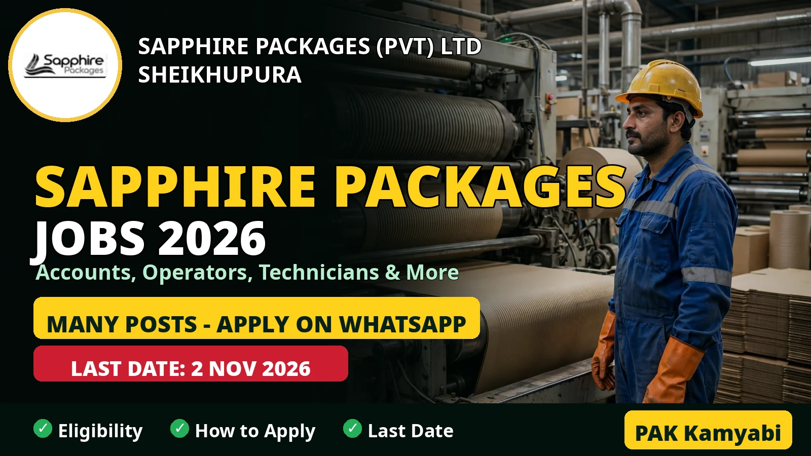 Sapphire Packages Jobs 2026